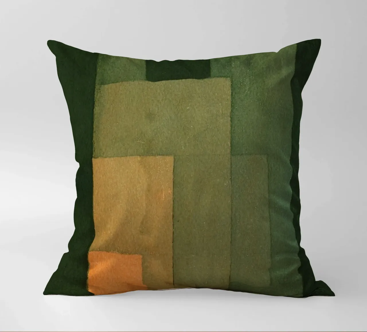Paul Klee - Torre in arancione e verde cuscino da Timeless Artworks