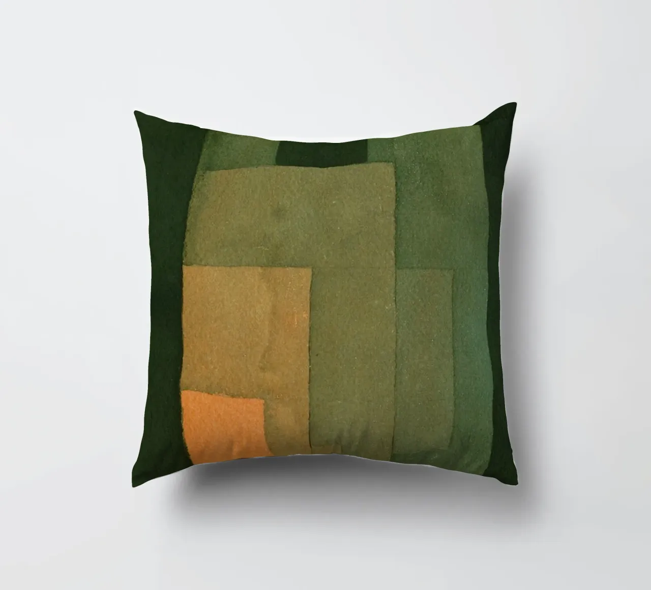 Paul Klee - Torre in arancione e verde cuscino da Timeless Artworks