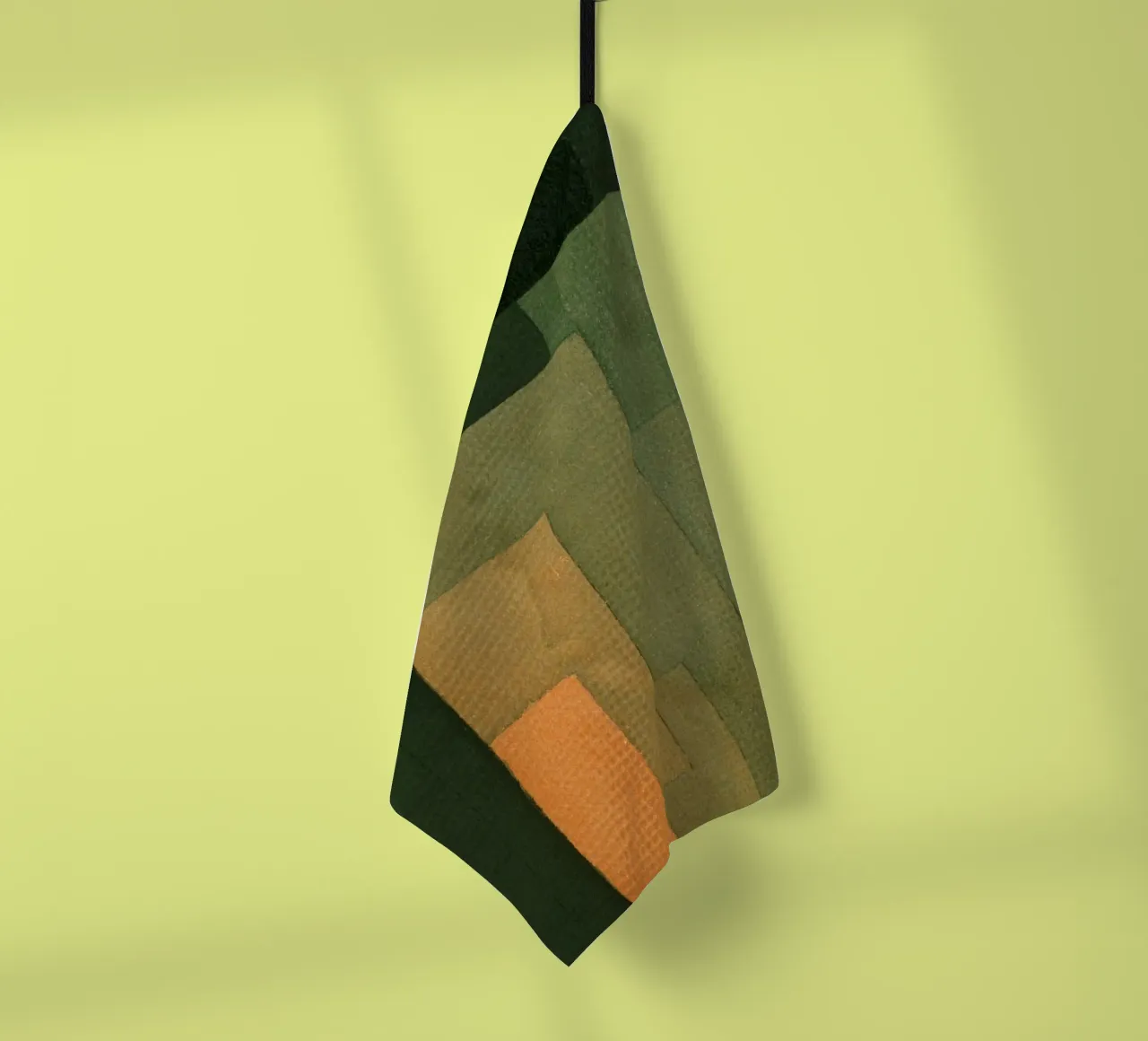 Paul Klee - Torre in arancione e verde canovaccio da cucina da Timeless Artworks