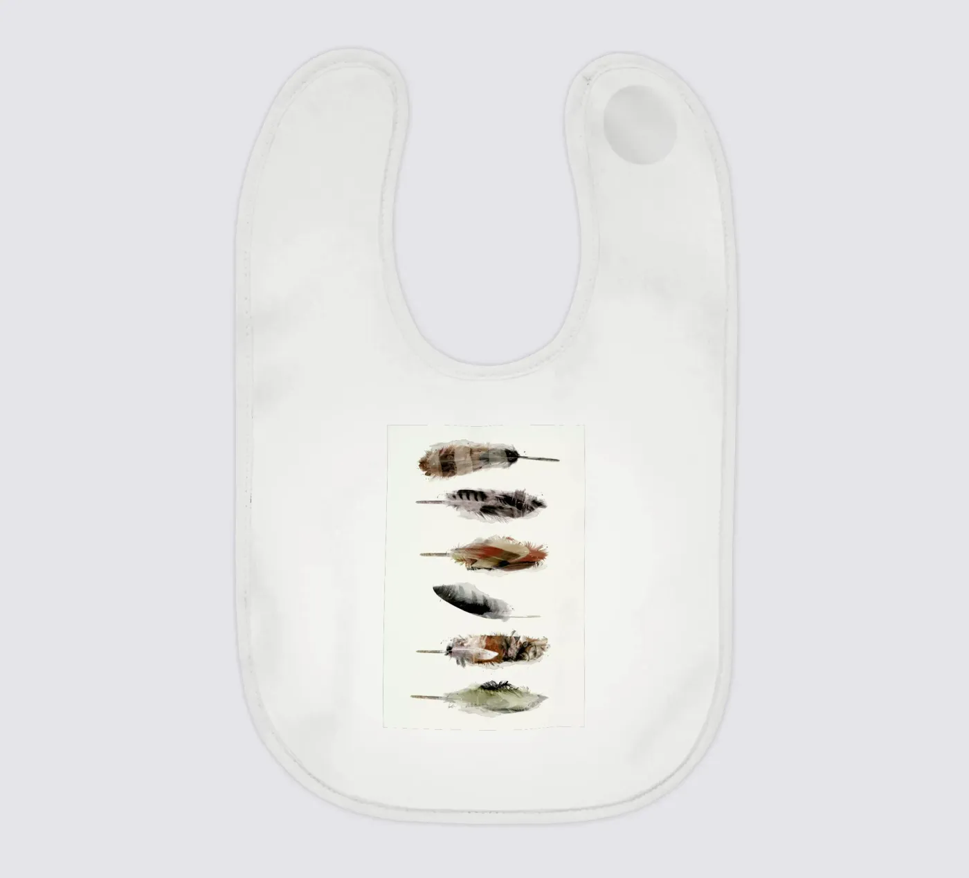 Free Fall Feathers bavaglino da Brian Buckley