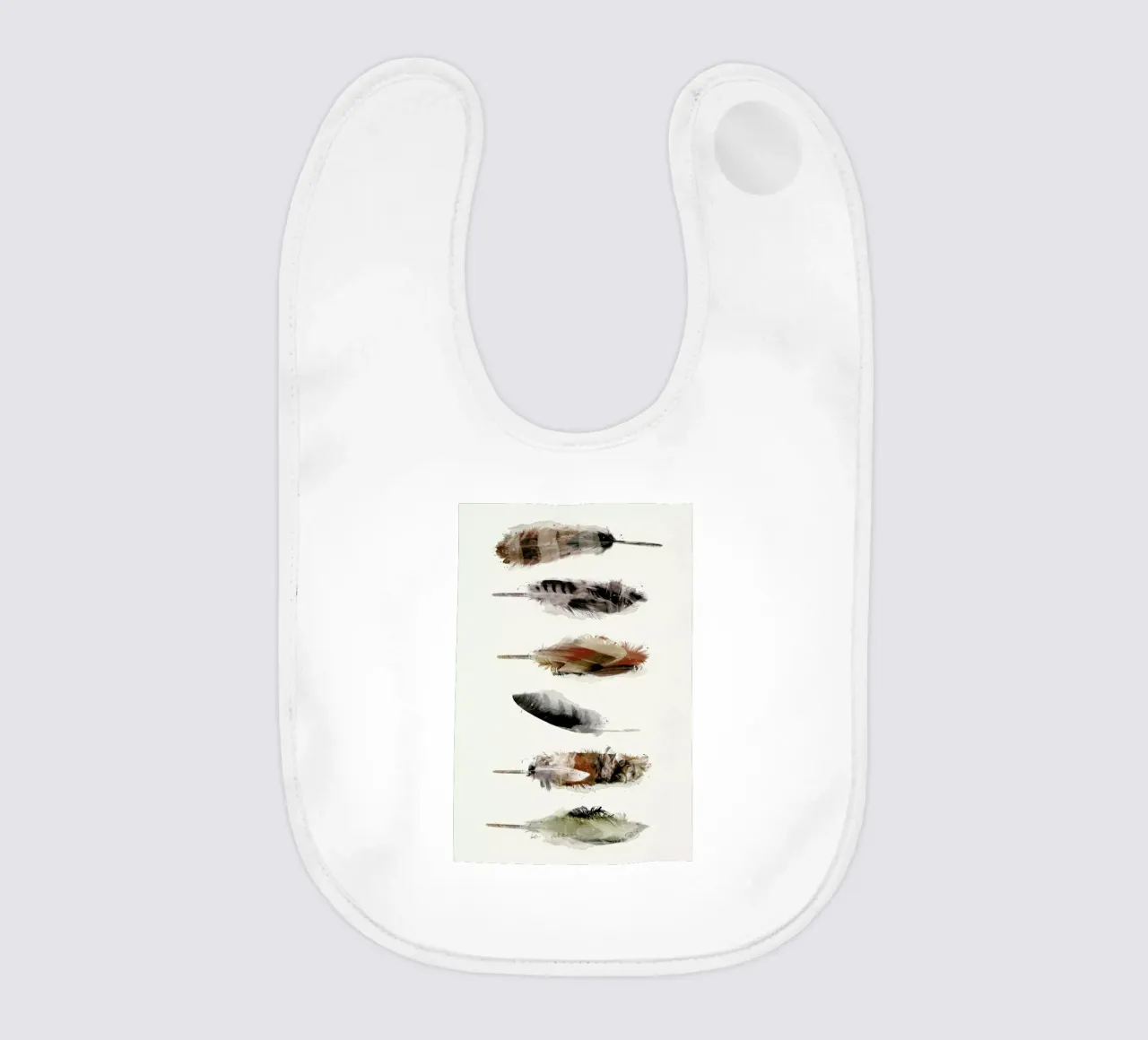 Free Fall Feathers bavaglino da Brian Buckley