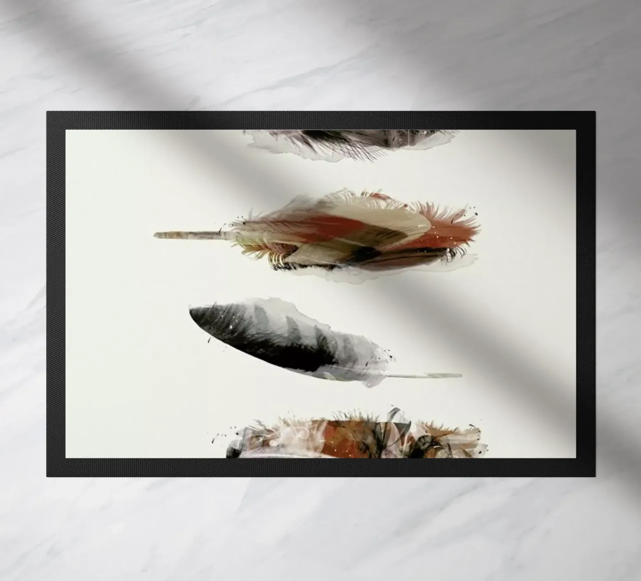 Free Fall Feathers zerbino da Brian Buckley