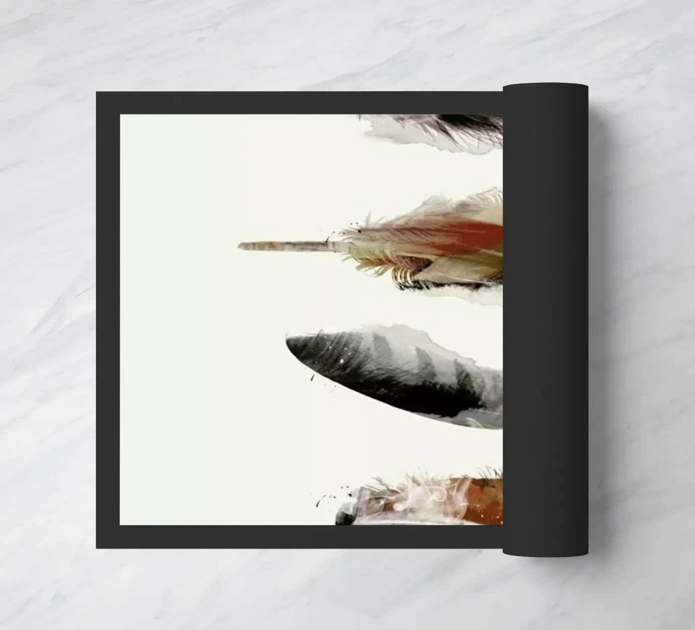 Free Fall Feathers deurmat van Brian Buckley