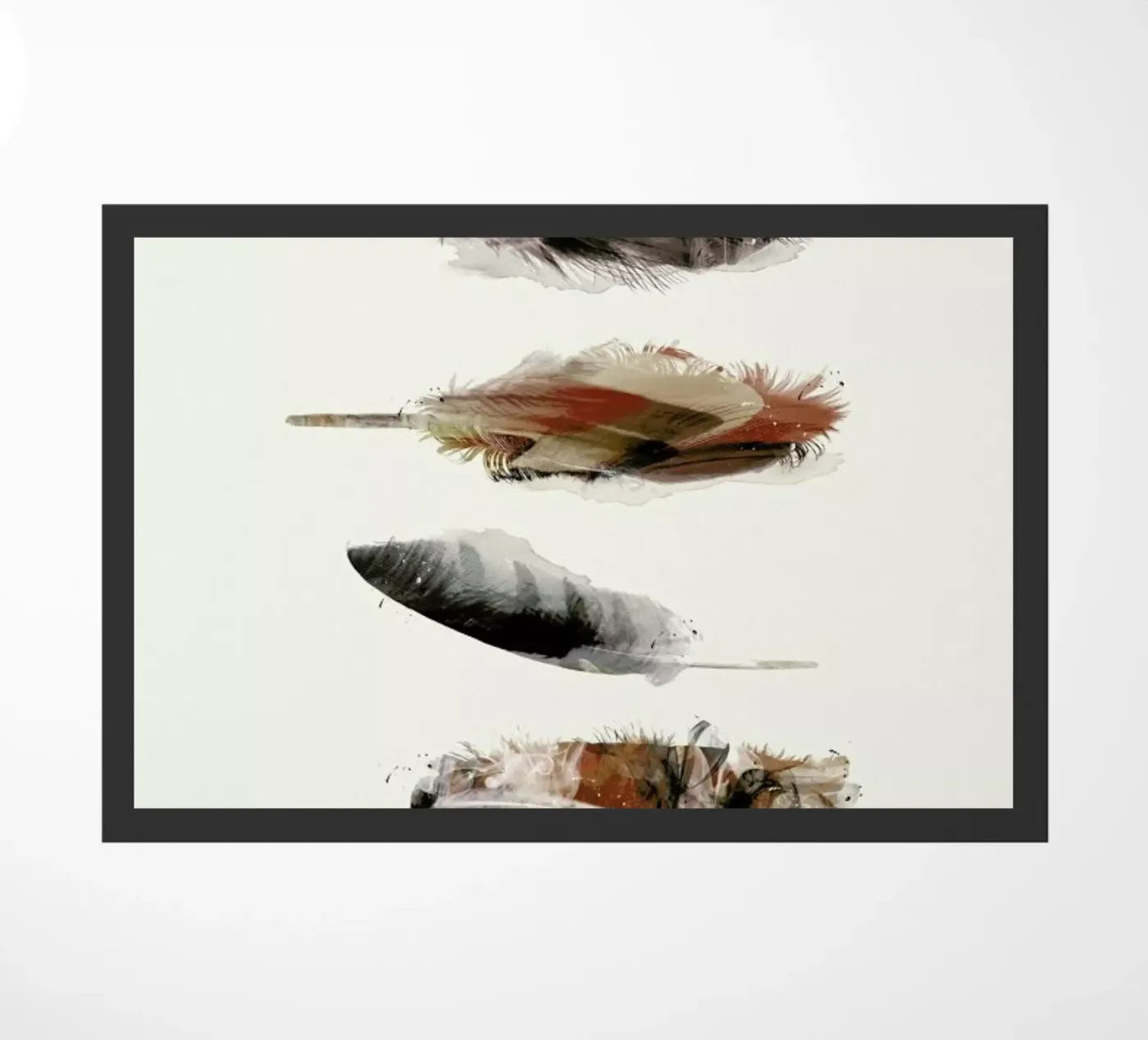 Free Fall Feathers deurmat van Brian Buckley