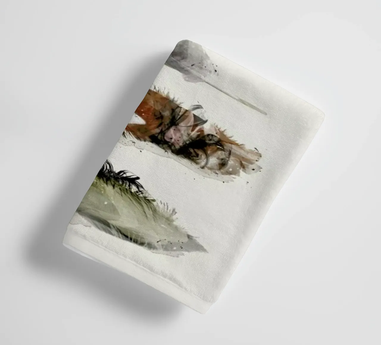 Free Fall Feathers asciugamano da bagno da Brian Buckley