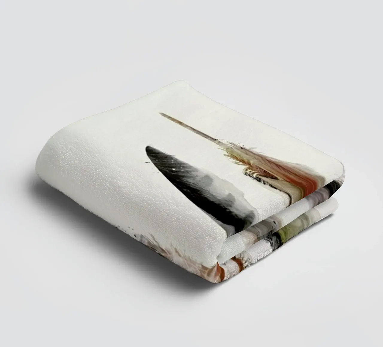 Free Fall Feathers asciugamano da bagno da Brian Buckley