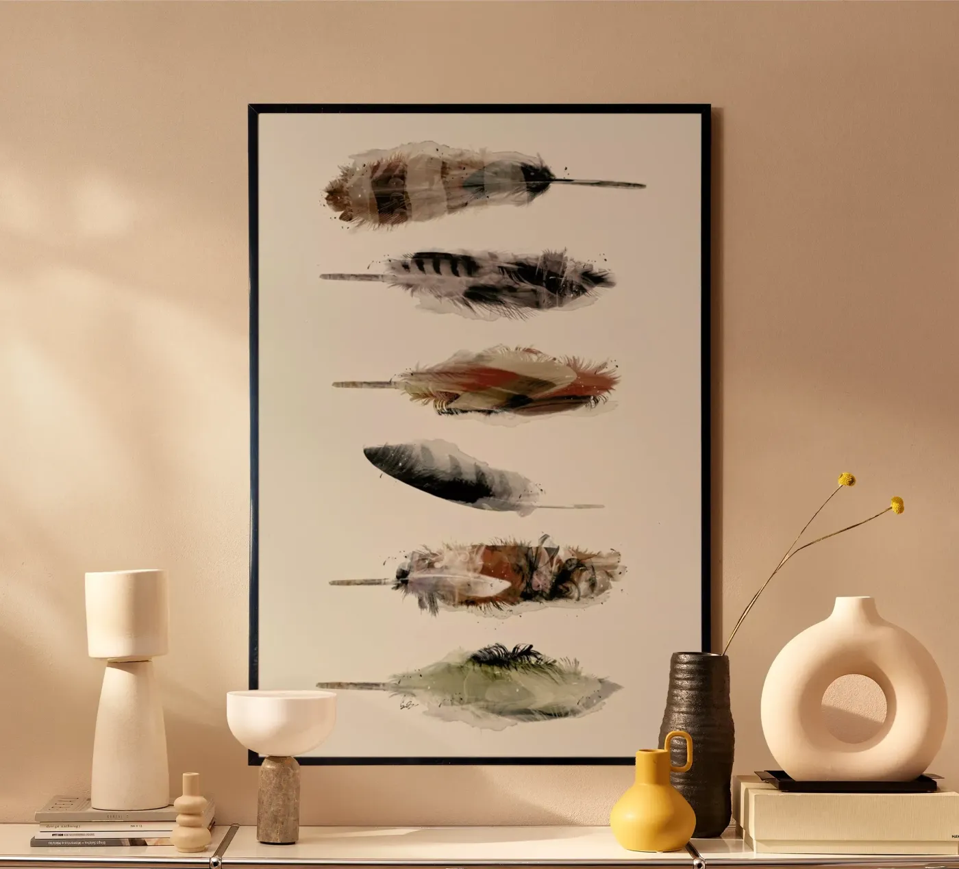 Free Fall Feathers poster da Brian Buckley