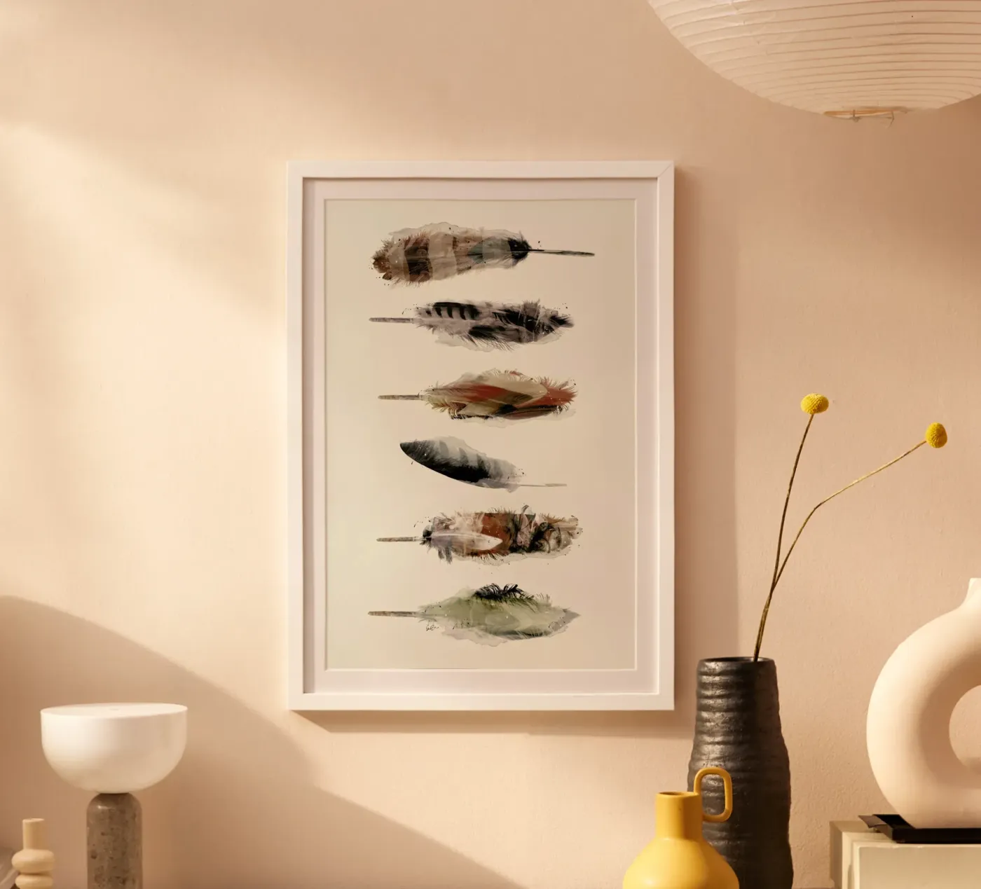 Free Fall Feathers poster da Brian Buckley