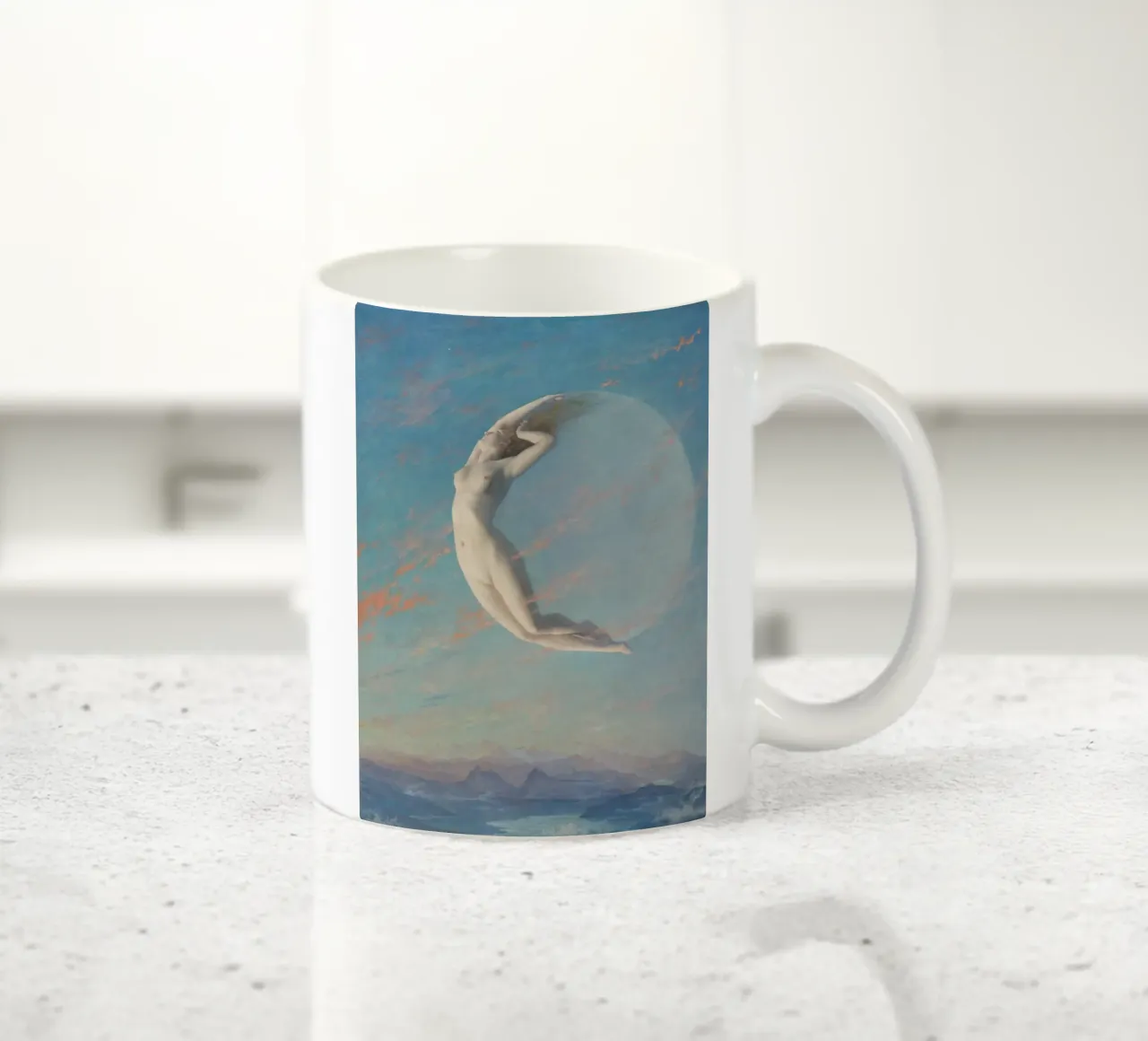 Selene - Bellezza mistica della notte tazza in ceramica da Little Art Histories
