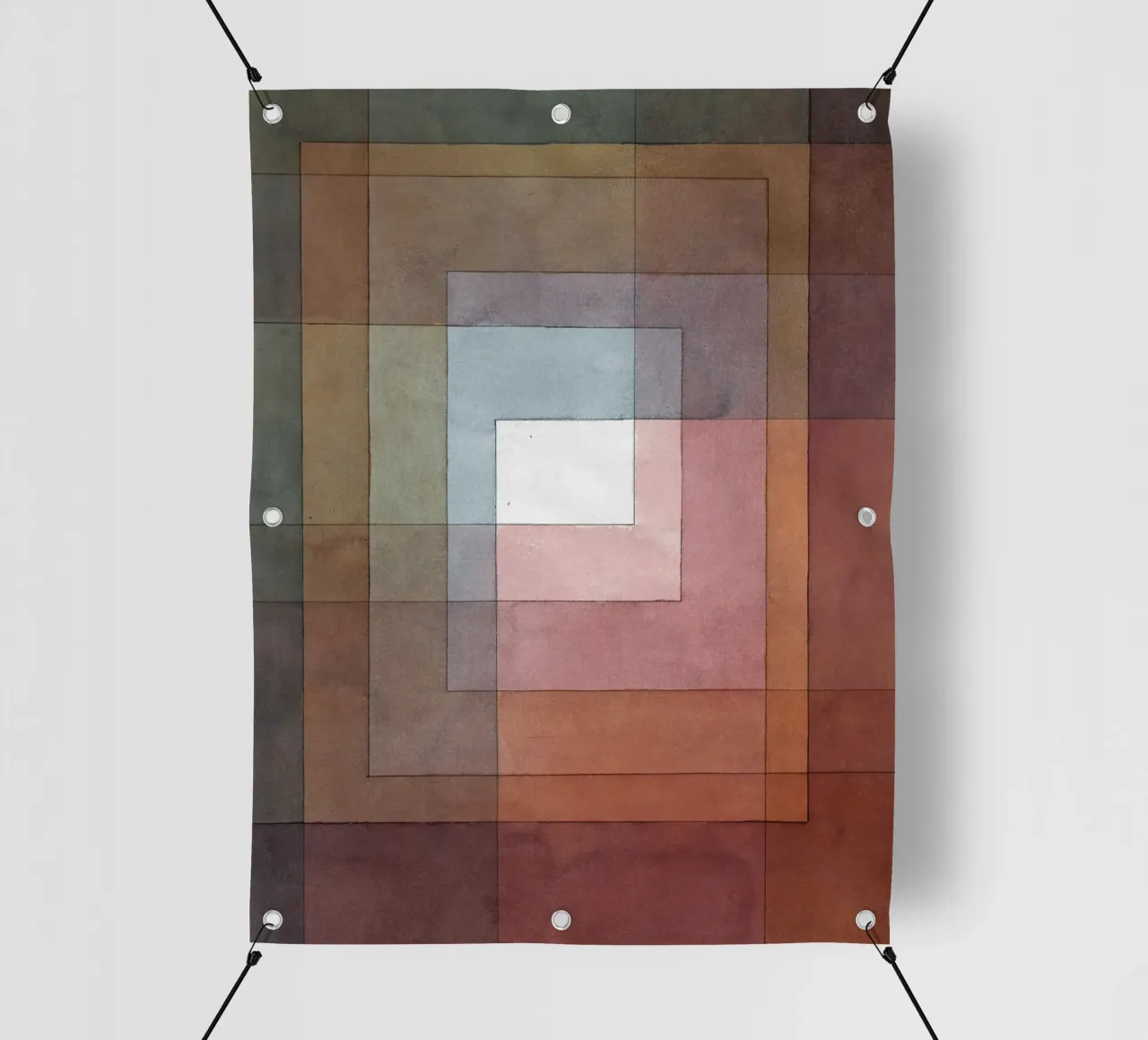 Paul Klee - Bianco colorato polifonicamente telo in pvc da Timeless Artworks