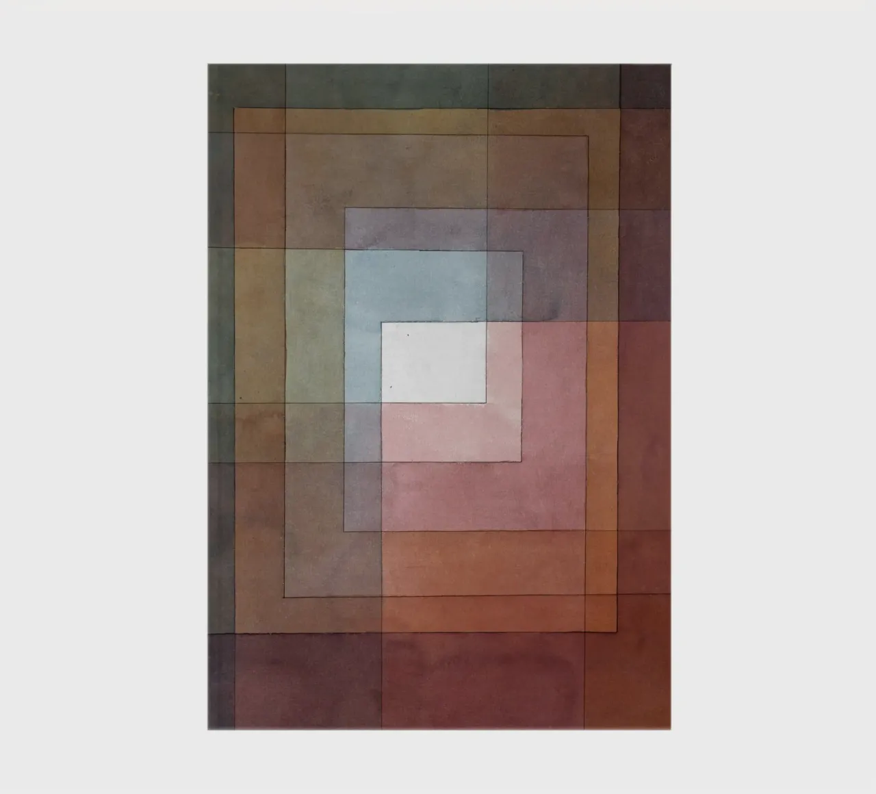 Paul Klee - Polyphonically coloured white notebook by Timeless Artworks