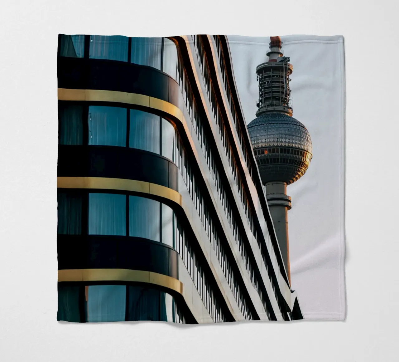 37 City fleece blanket by Bttn