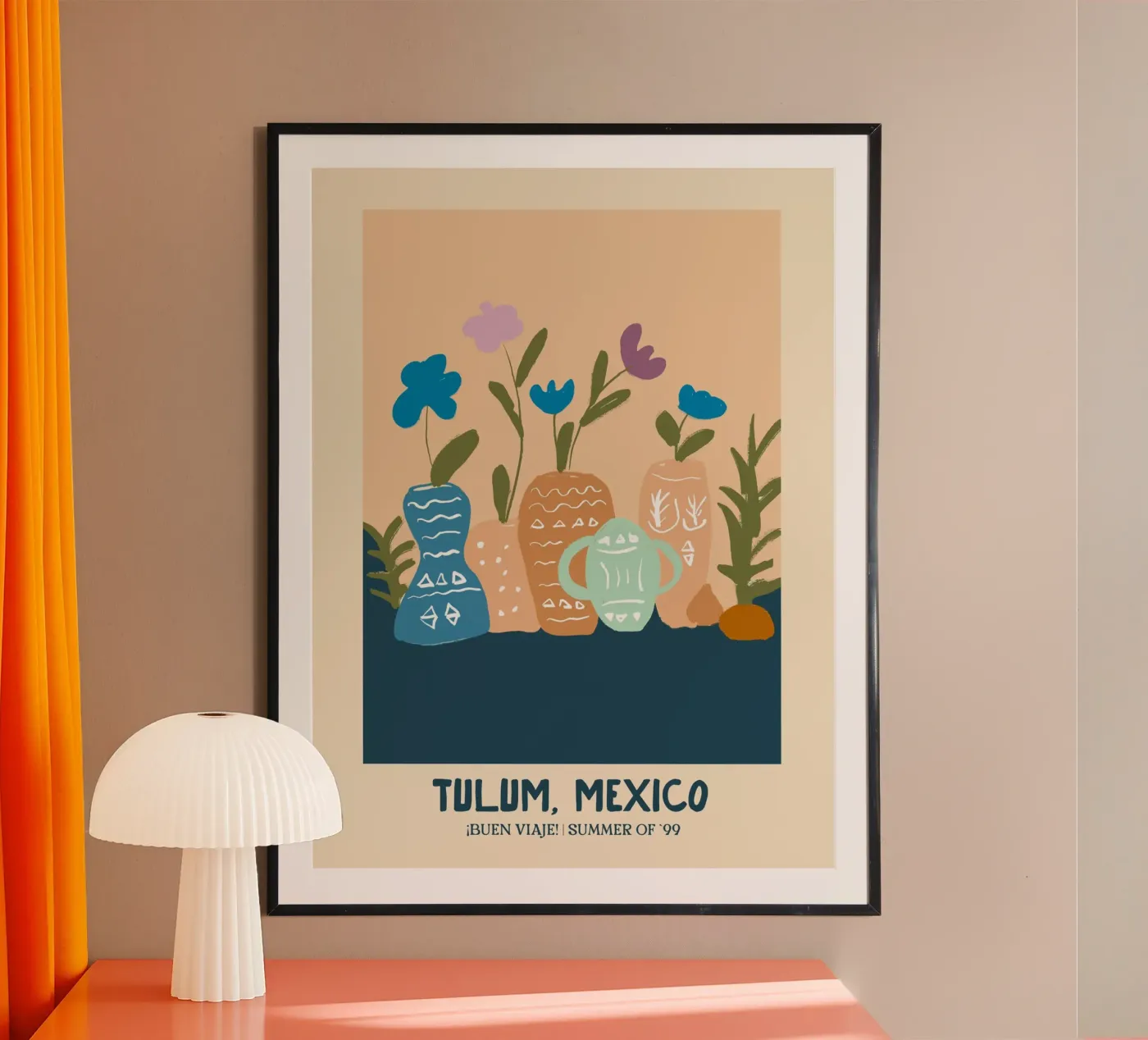 Tulum Mexico poster da treechild