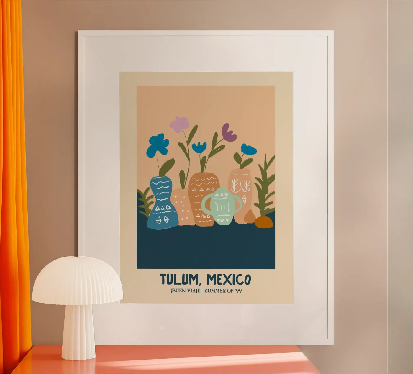 Tulum Mexico poster da treechild