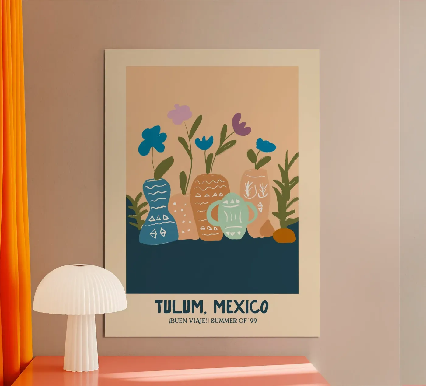 Tulum Mexico poster da treechild