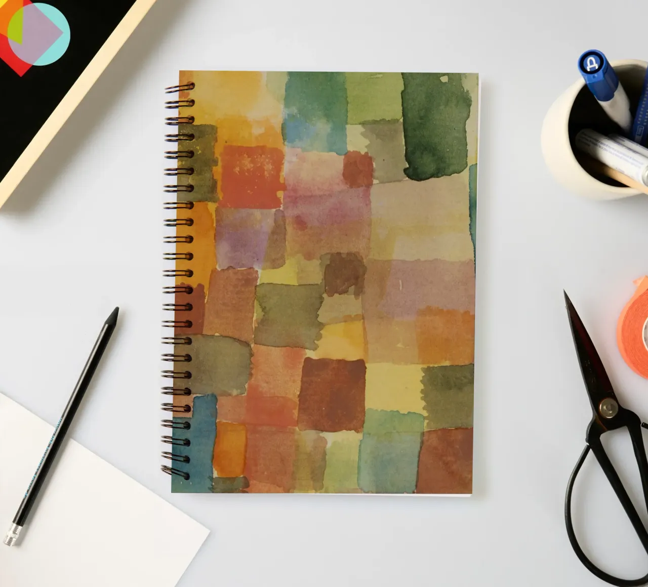 Paul Klee - Sans titre, 1914 carnet à spirale de Timeless Artworks