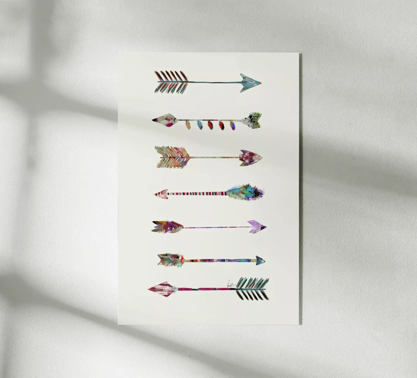 Seven Arrows Acryl-Glas von Brian Buckley