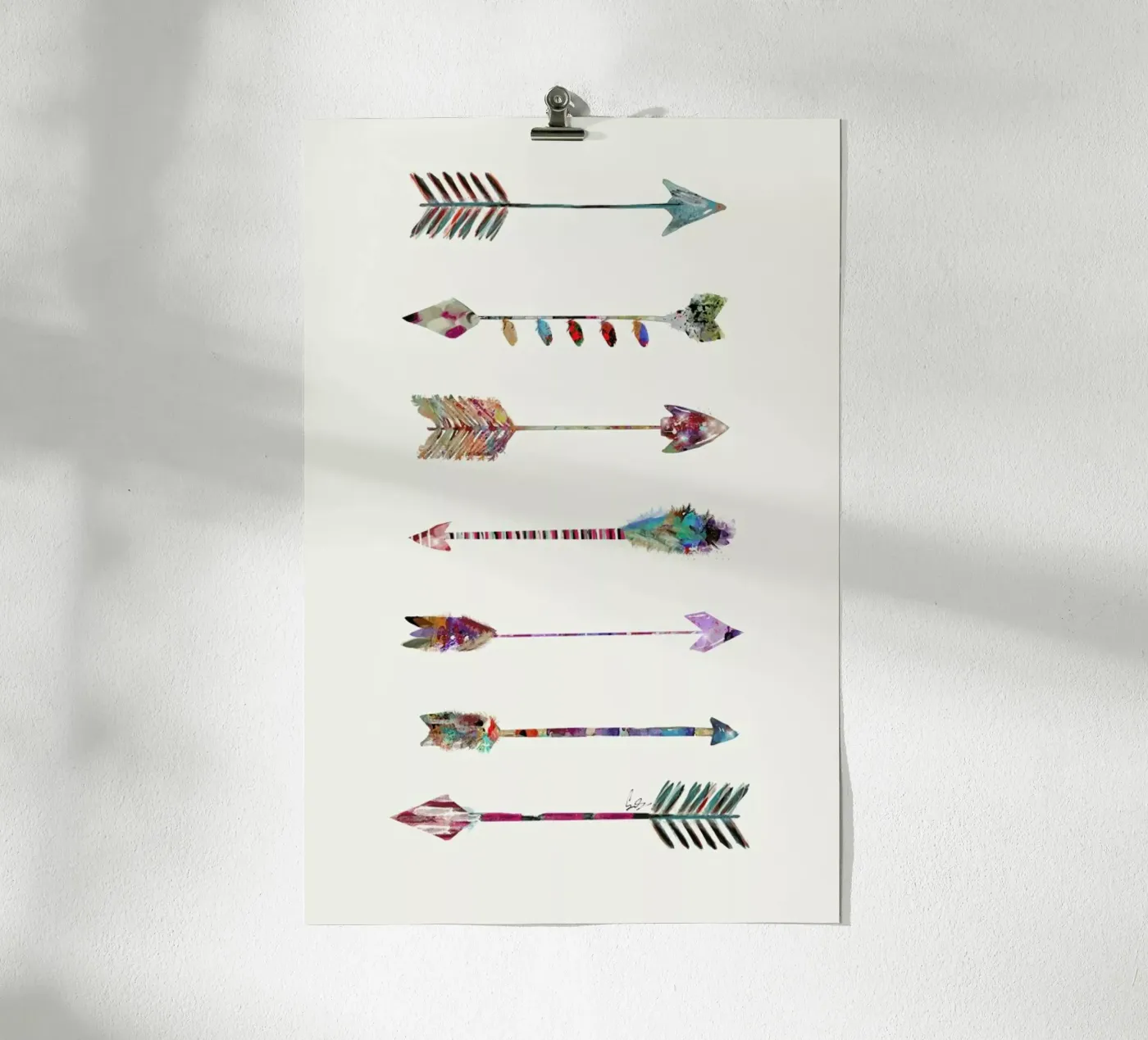 Seven Arrows poster by Brian Buckley