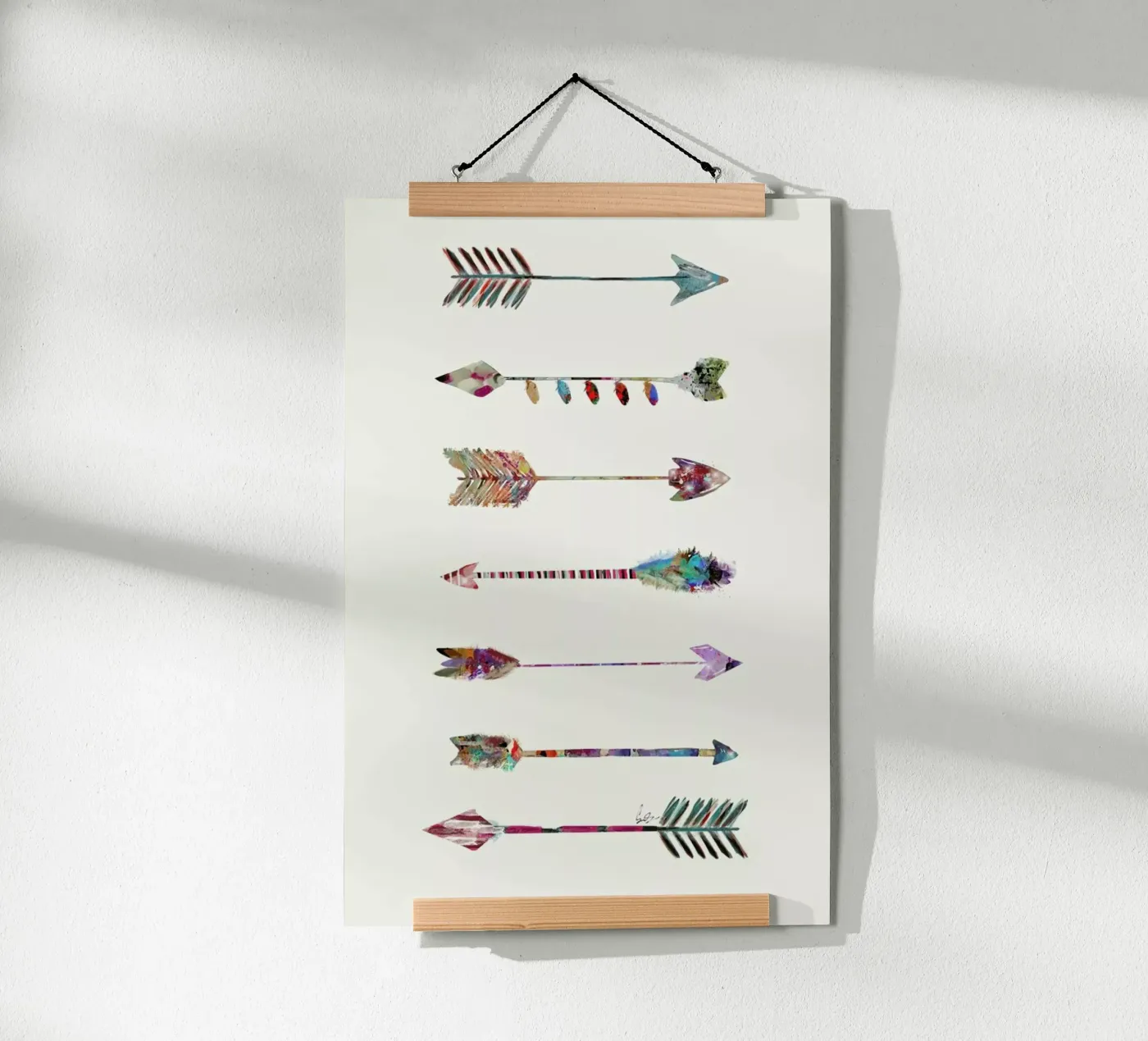 Seven Arrows poster by Brian Buckley