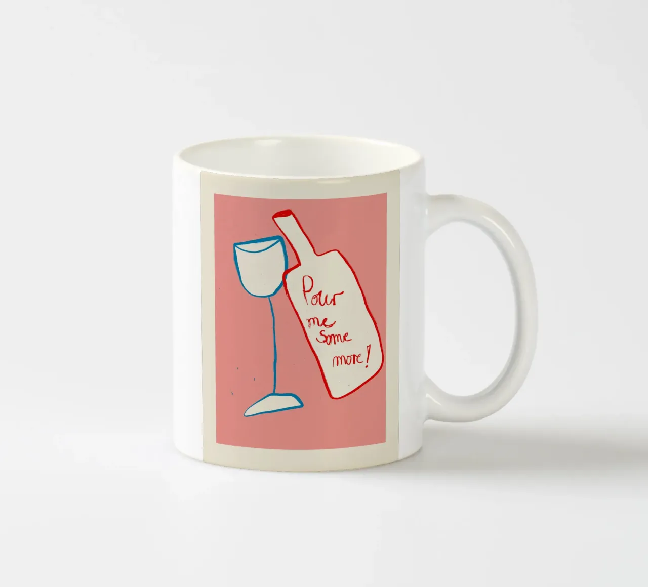 Pour Me Some More tazza in ceramica da treechild