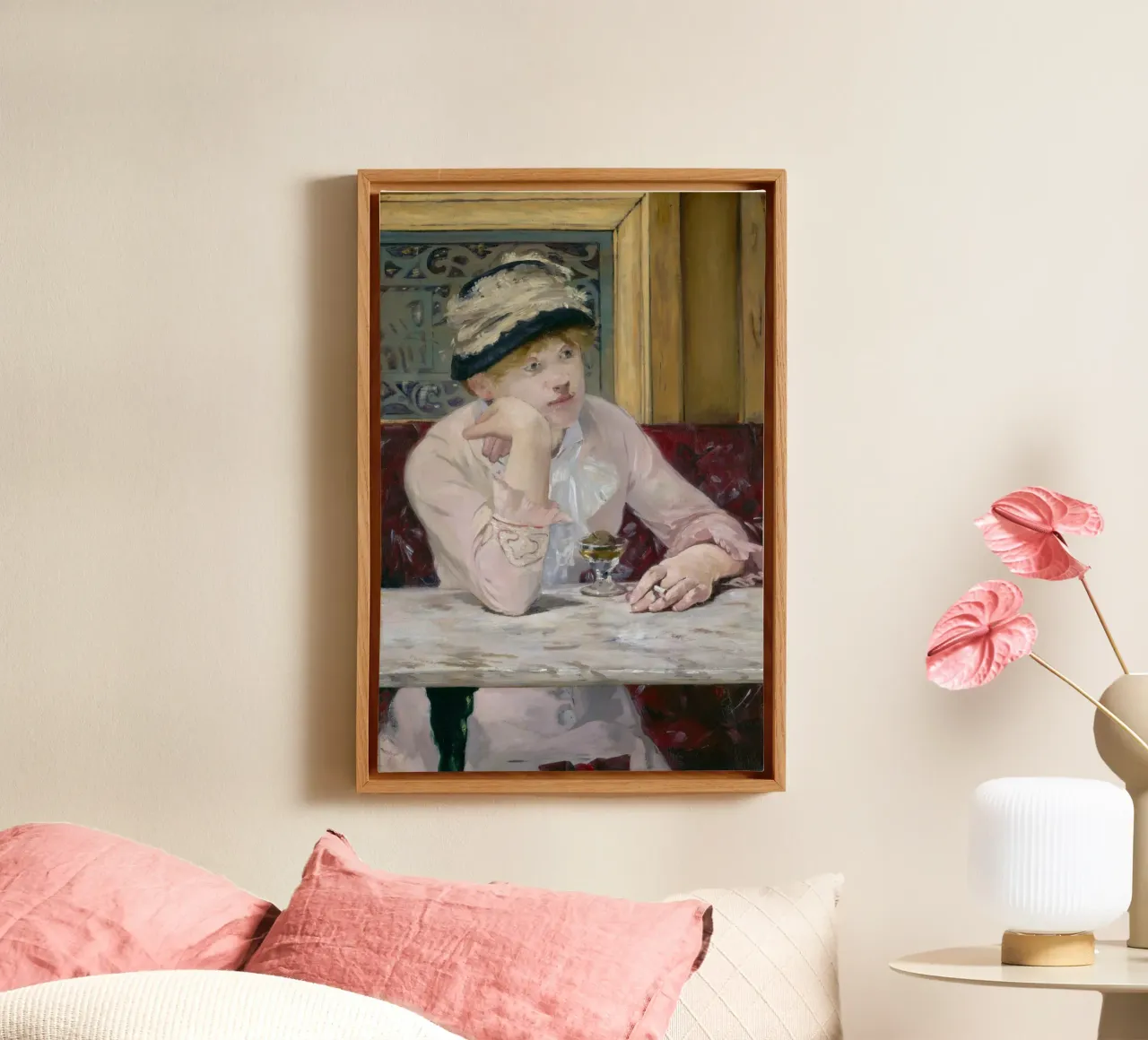 Édouard Manet - Plum Brandy canvas by Little Art Histories