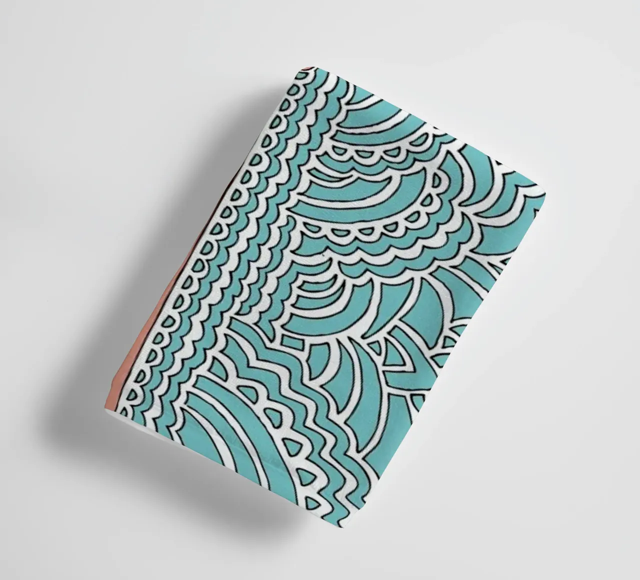Blue Fernsehturm Drawing Meditation asciugamano da bagno da KP Design