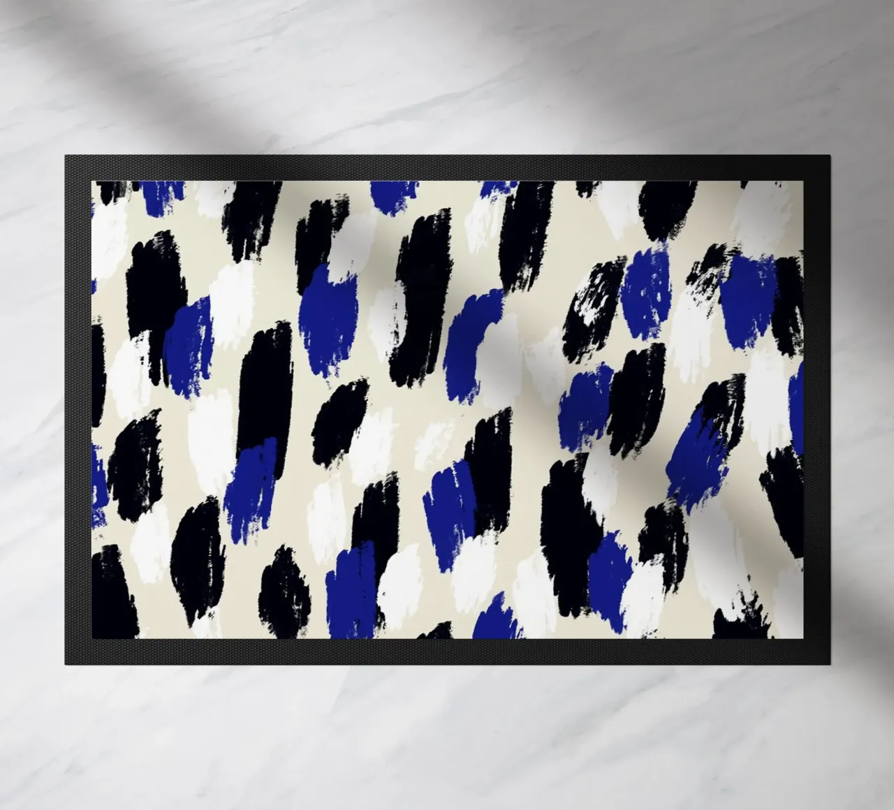 Pattern Blue Black White zerbino da treechild