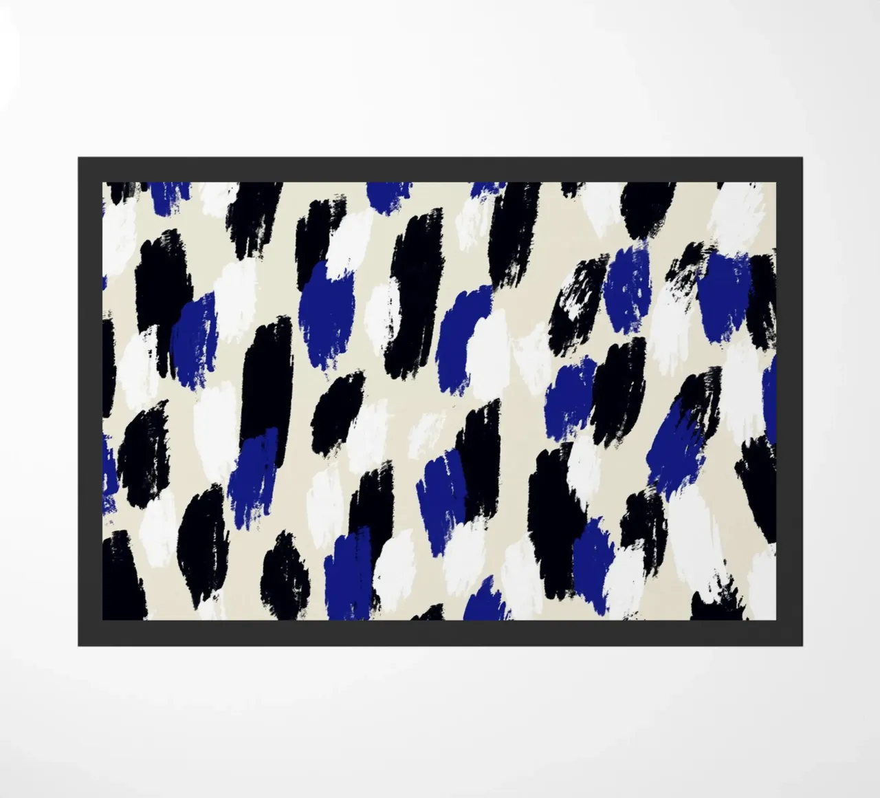 Pattern Blue Black White zerbino da treechild