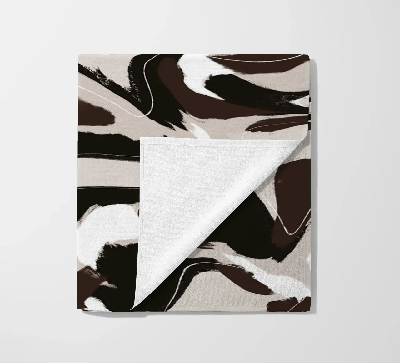 Pattern Brown White telo mare da treechild