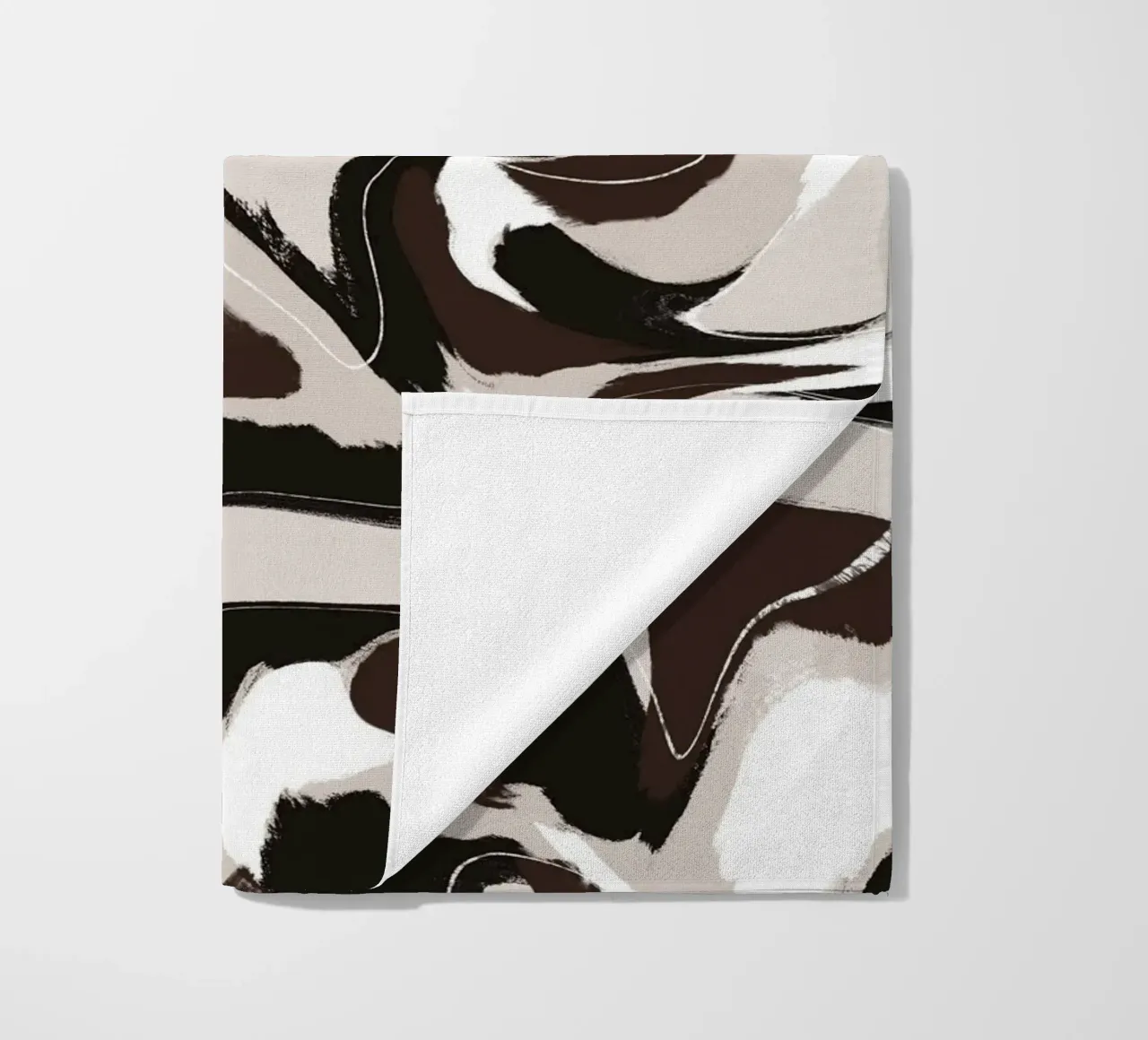 Pattern Brown White telo mare da treechild