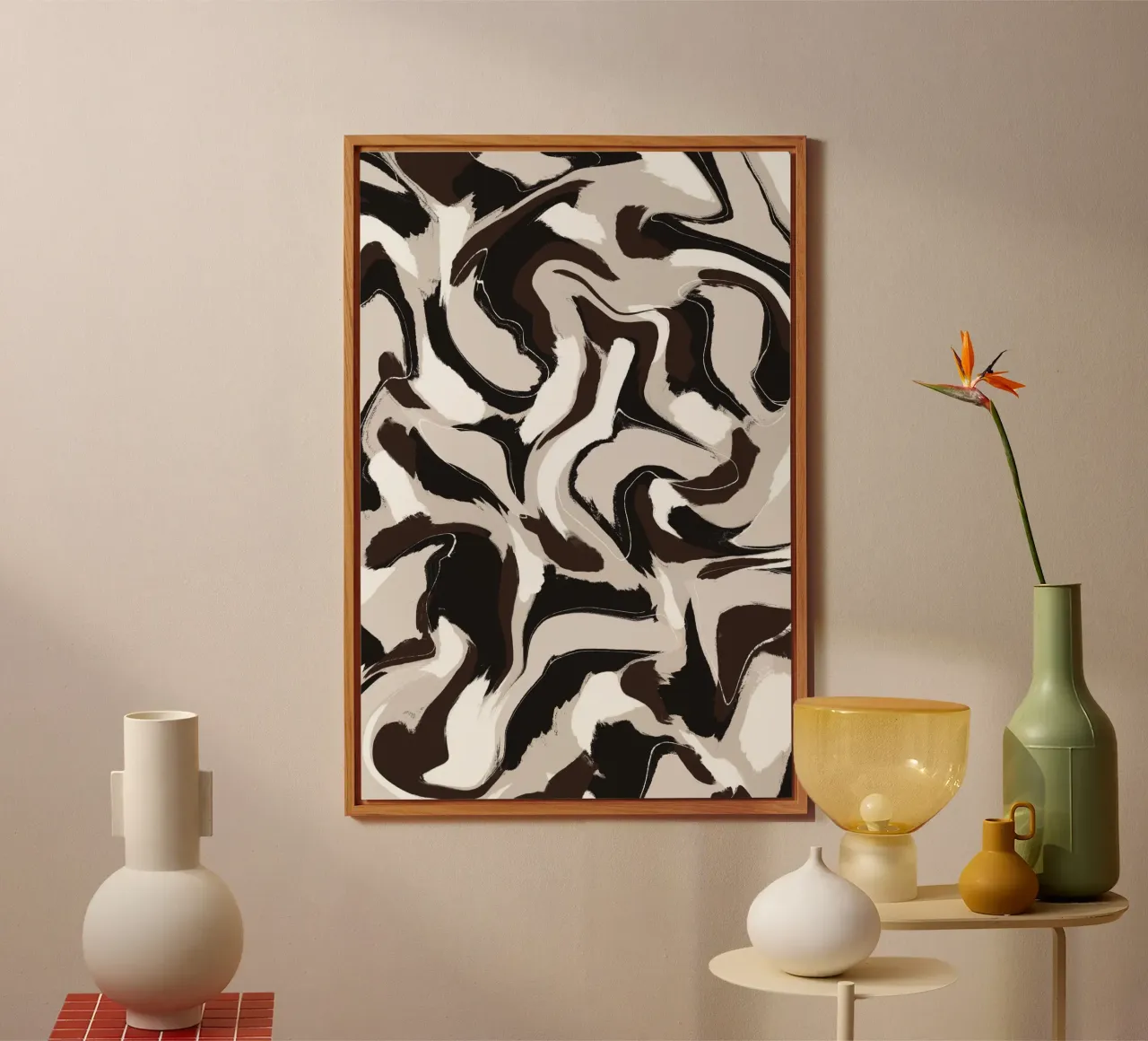 Pattern Brown White pannello forex da treechild