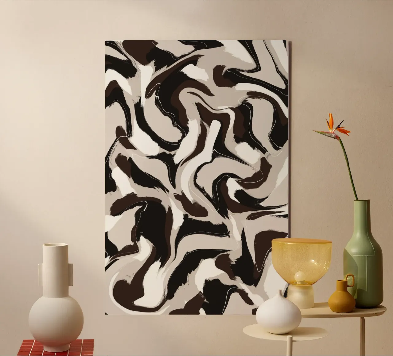 Pattern Brown White pannello forex da treechild