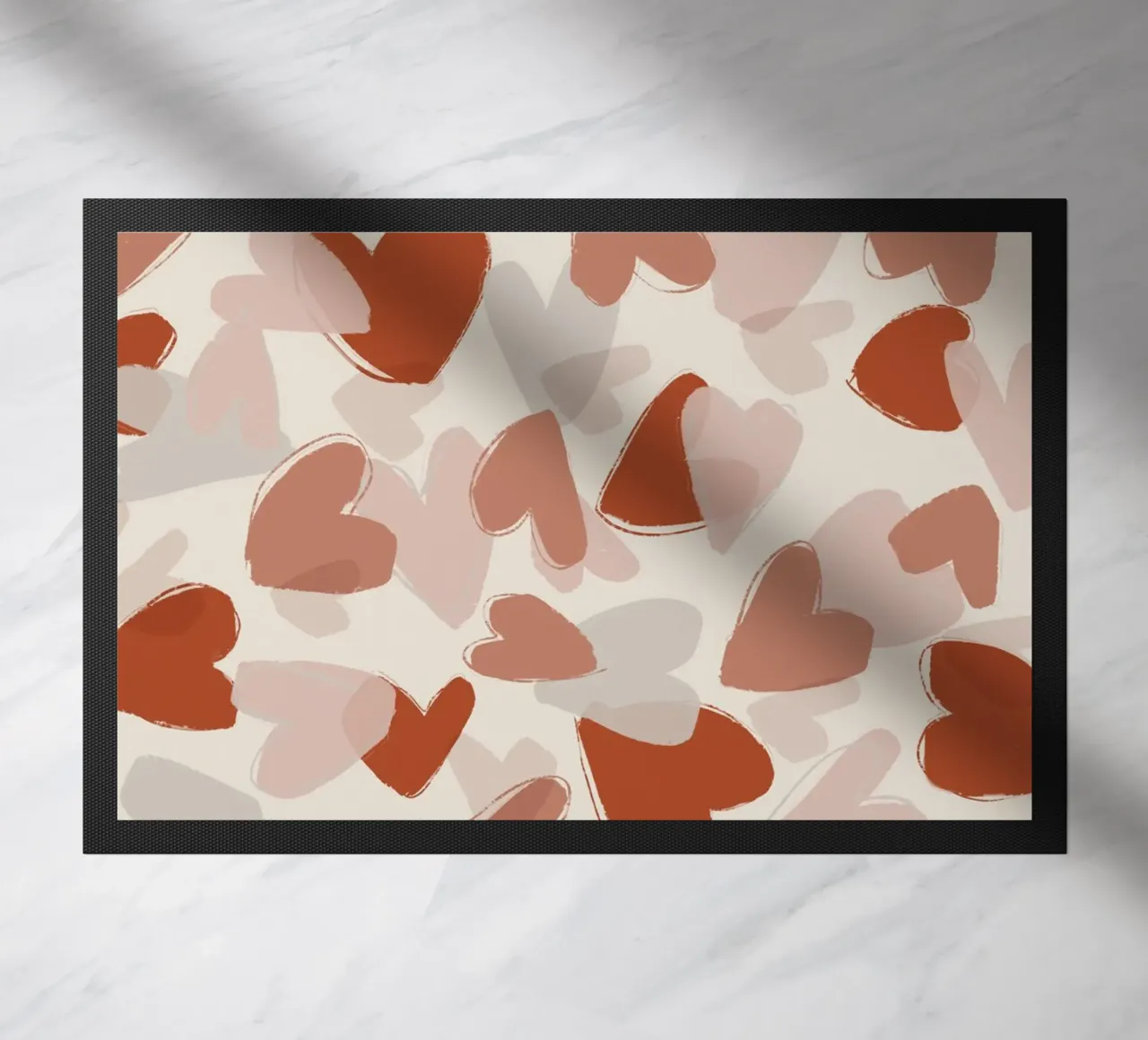 Pastel Hearts Pattern felpudo de treechild