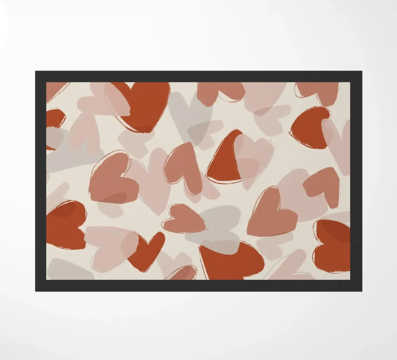Pastel Hearts Pattern felpudo de treechild