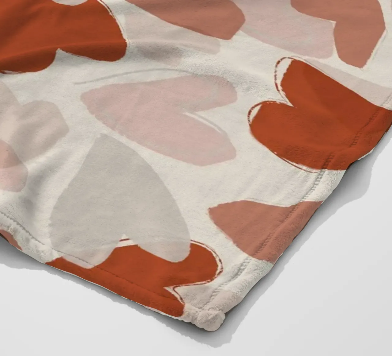 Pastel Hearts Pattern coperta in pile da treechild