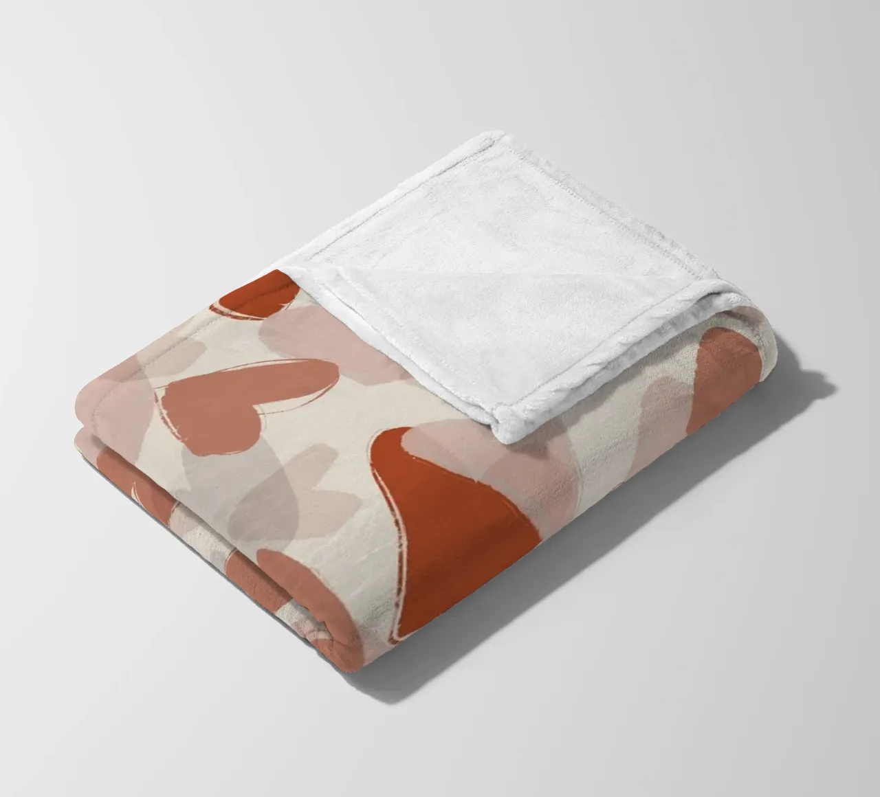 Pastel Hearts Pattern coperta in pile da treechild