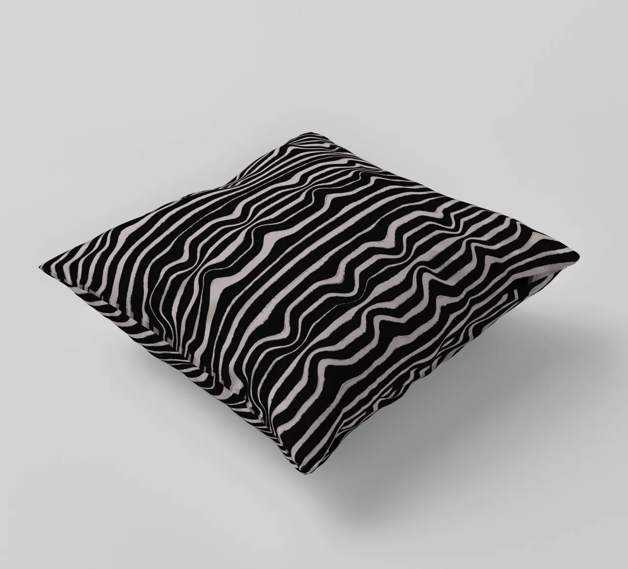 Black And White Pattern cuscino da treechild