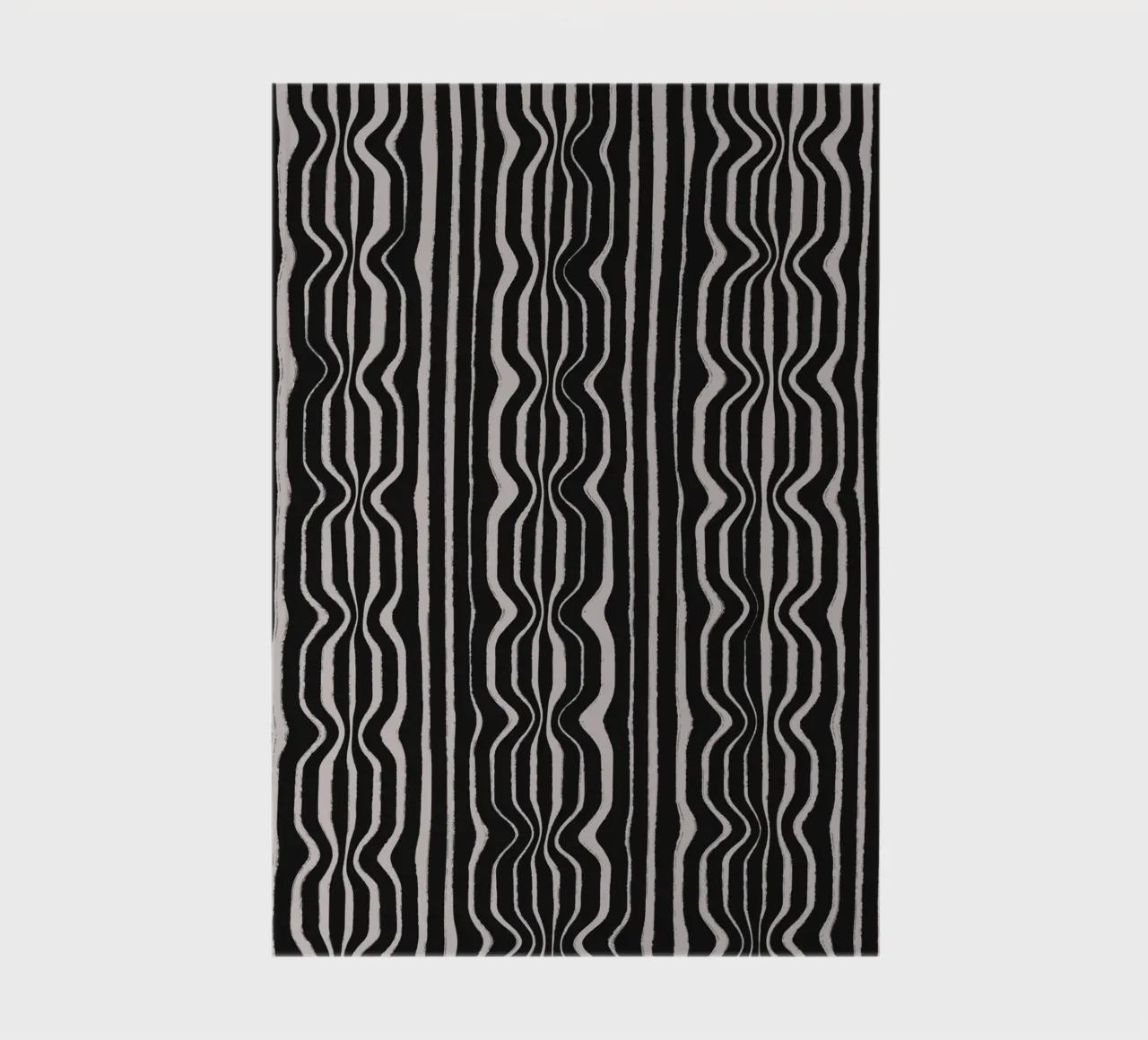 Black And White Pattern notebook by treechild