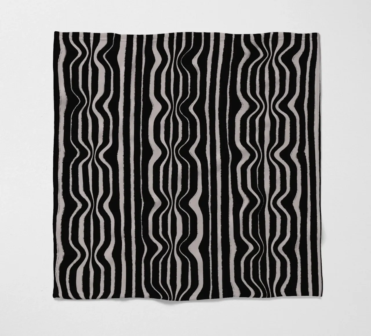 Black And White Pattern manta de franela de treechild