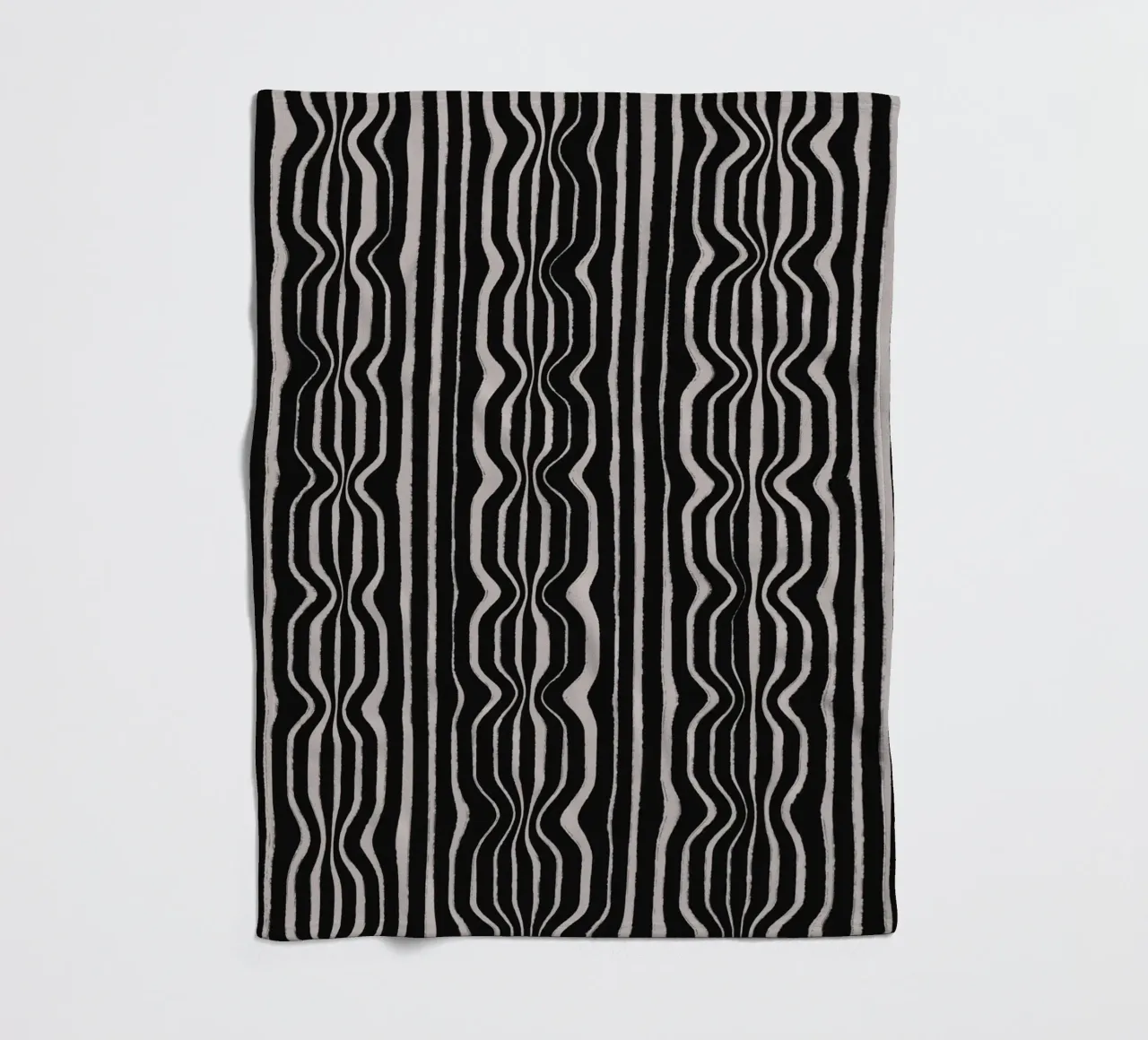 Black And White Pattern manta de franela de treechild