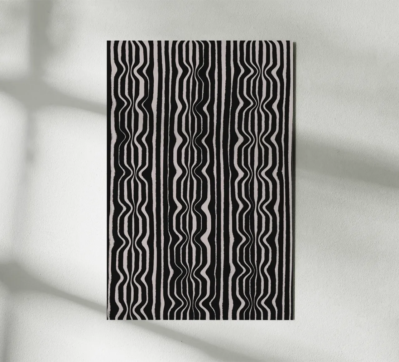 Black And White Pattern alluminio dibond da treechild