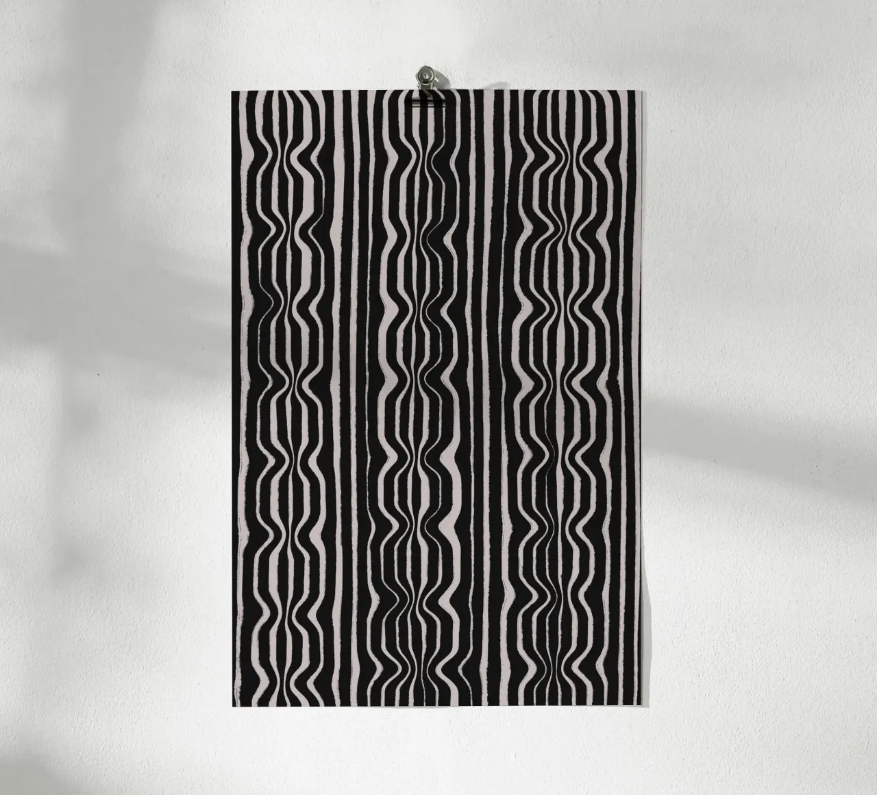 Black And White Pattern poster da treechild