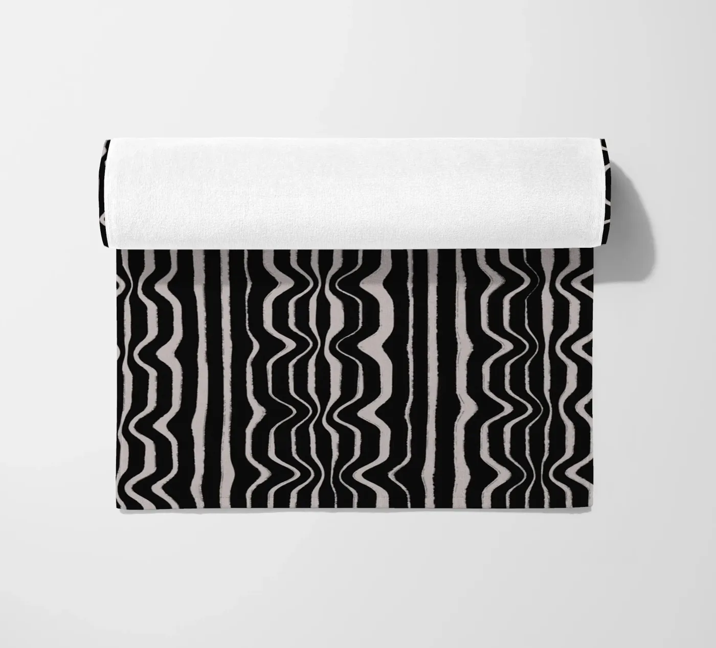 Black And White Pattern telo mare da treechild