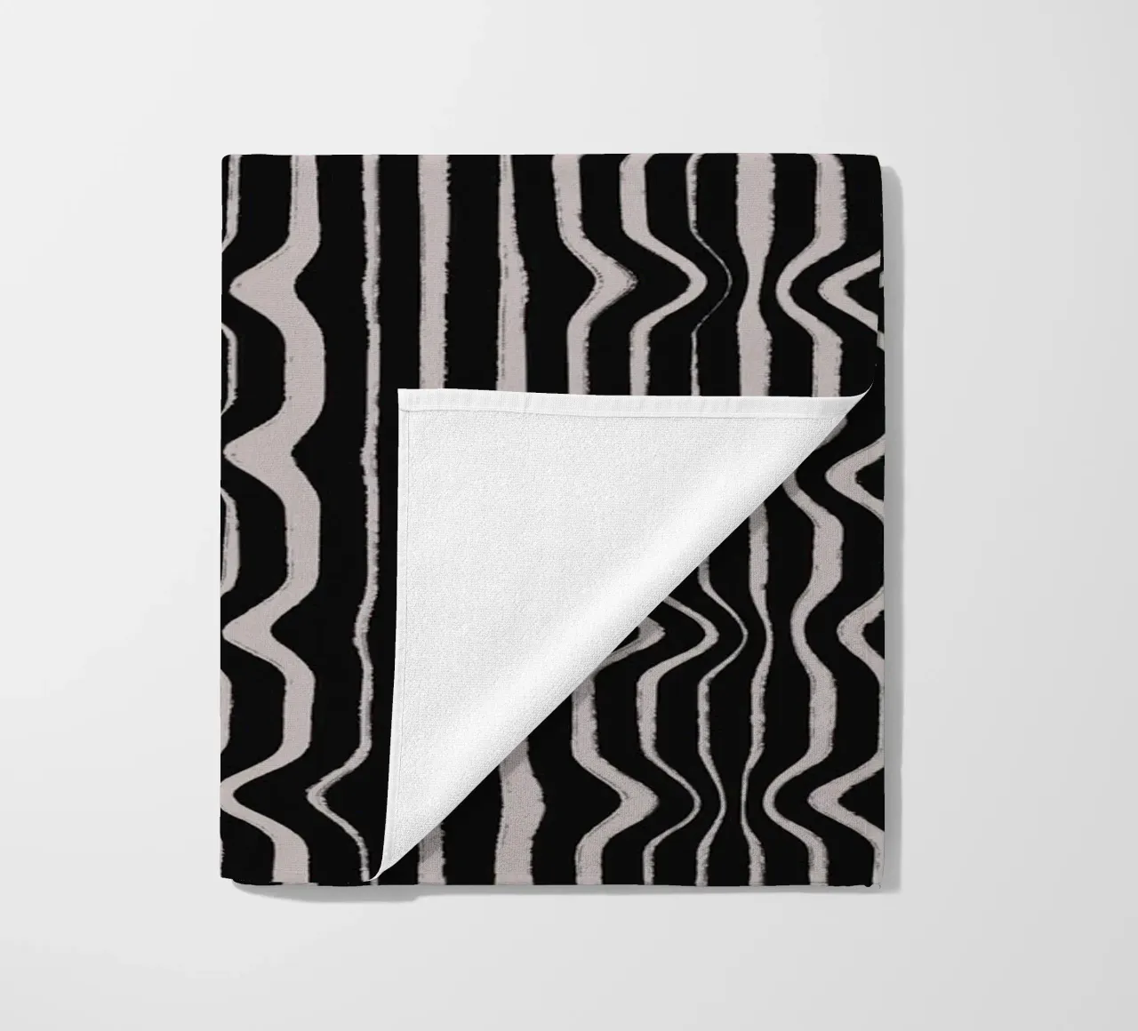 Black And White Pattern toalla de playa de treechild
