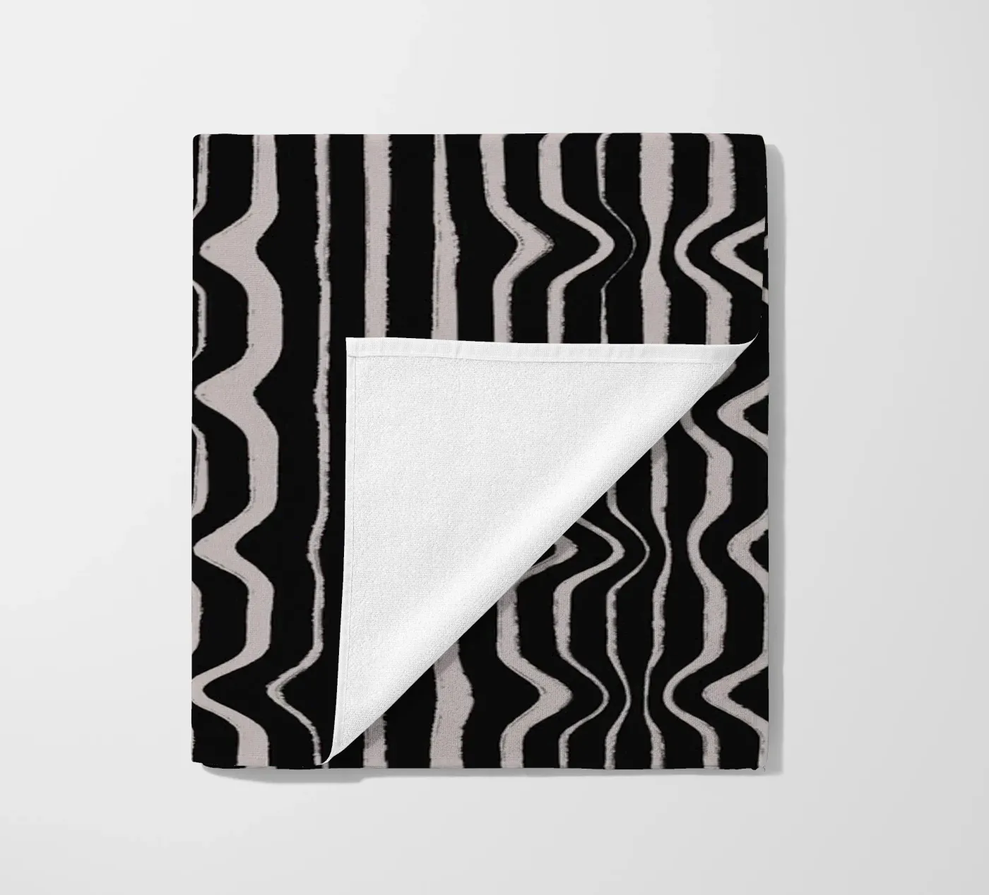 Black And White Pattern telo mare da treechild