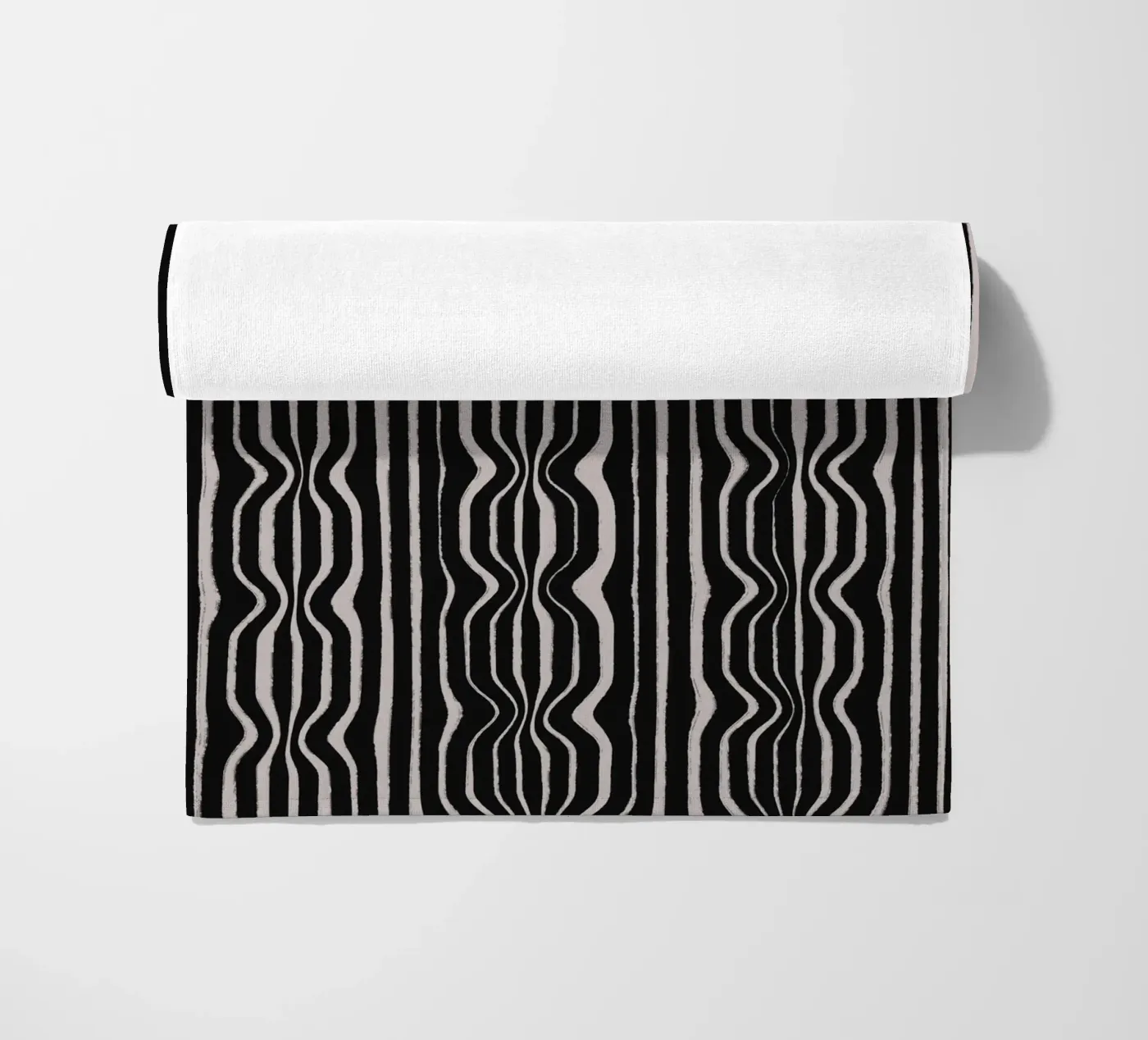 Black And White Pattern telo mare da treechild