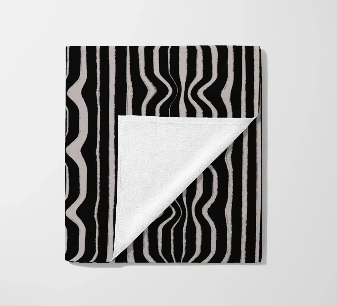 Black And White Pattern toalla de playa de treechild