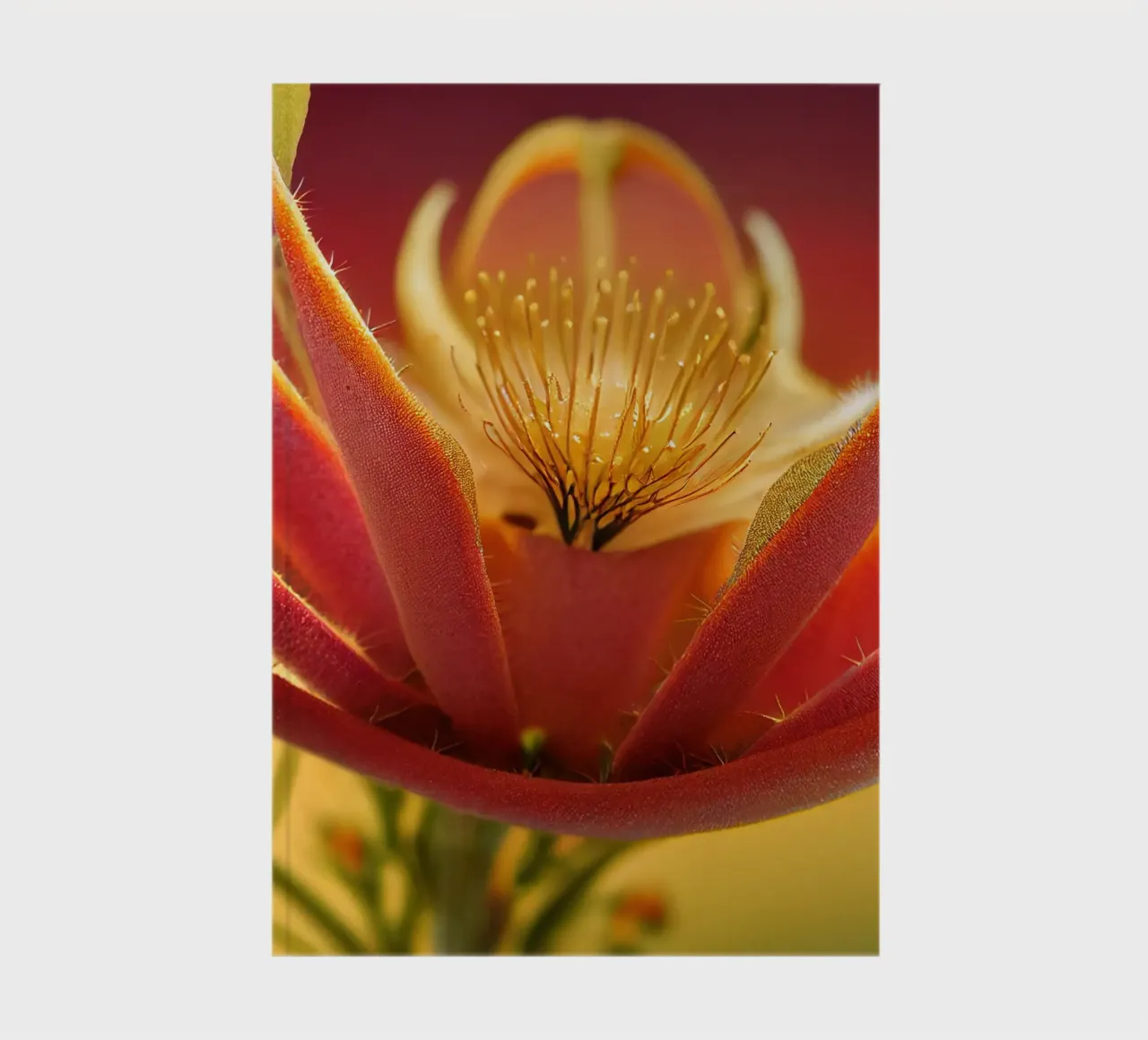 Macro fiore di papavero d'India messicano diario da Bold Blooms