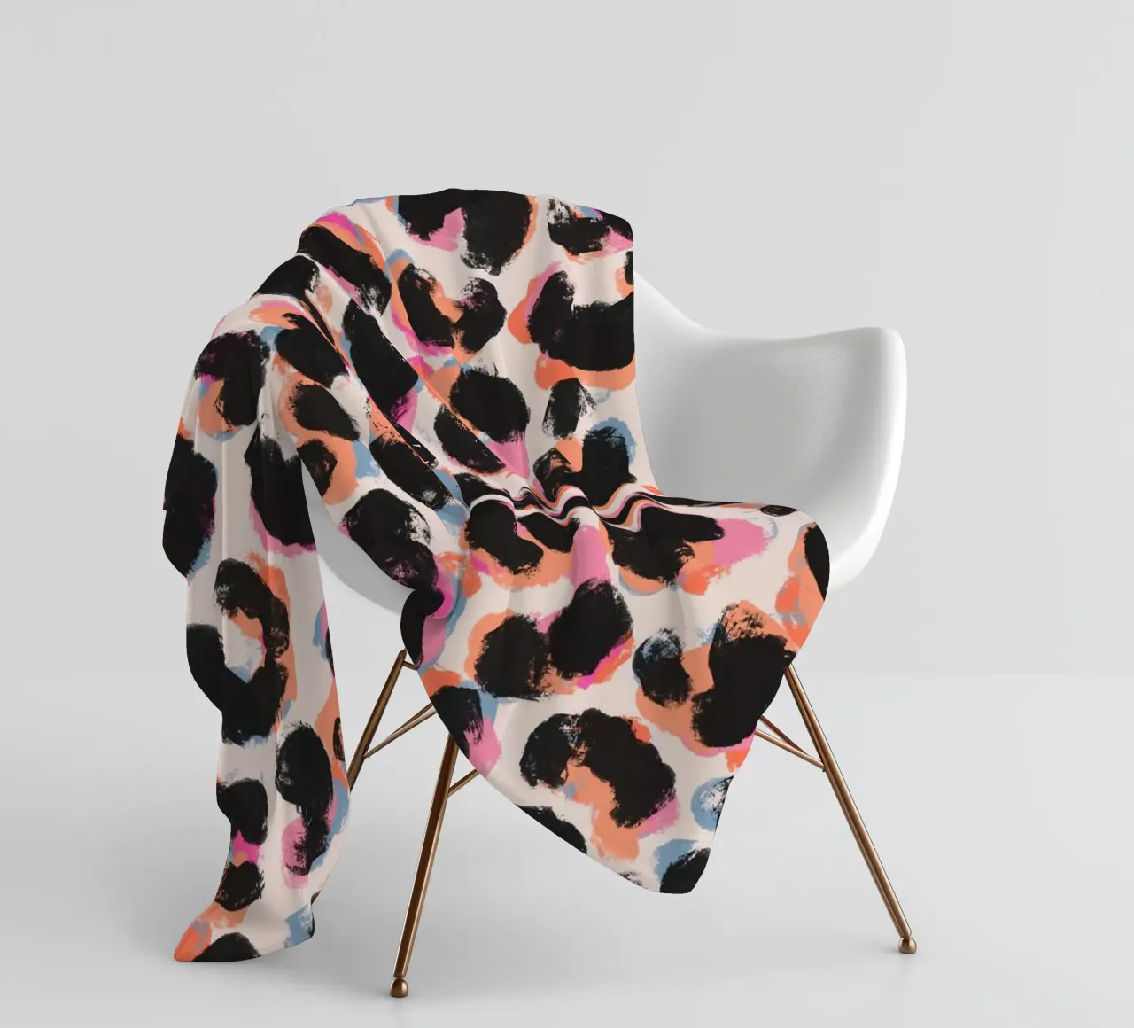 Leo Pattern coperta in pile da treechild