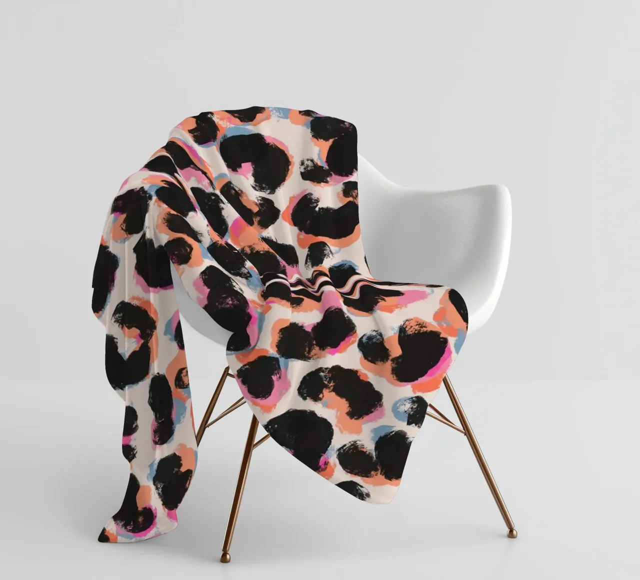 Leo Pattern coperta in pile da treechild